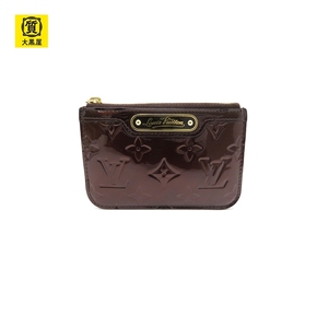 中古lv路易威登vernis钱包钥匙包爱情鸟 b级9新大黑屋