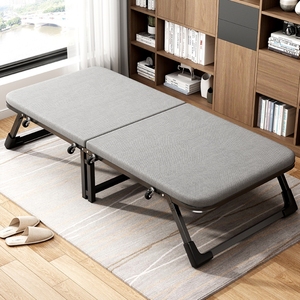 轻便携款午睡床小巧小型陪护床单人行军床办公室中午休息的折叠床
