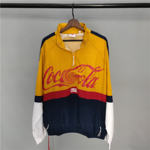 yyds潮品kith联名风衣冲锋衣可口可乐大logo薄款夹克外套防晒服