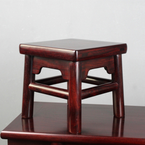 印度小叶紫檀富贵凳明式换鞋凳家用红木复古小方凳中式儿童小凳子