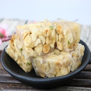 上海特产老庙猪油花生糖260克散称 糕点花生麦