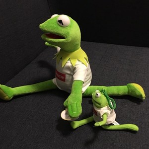 000人付款淘宝旅行芝麻街长腿青蛙挂件公仔kermit科密特青蛙玩偶科米