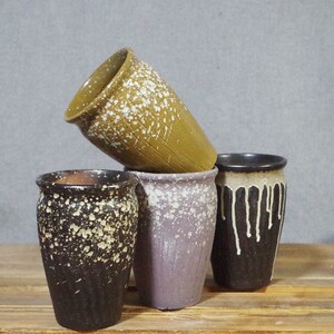 多肉法师花盆粗陶瓷大号口径土陶罐打孔签筒老桩切口花瓶陶罐高筒