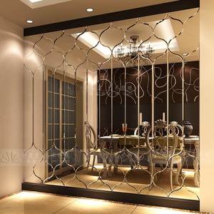 000人付款淘宝拼镜菱形镜面艺术玻璃餐厅电视欧式墙镜装饰镜子贴墙