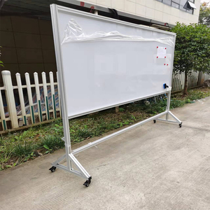 优品白板定制车间管理看板工业铝合金移动支架室内宣传栏双面磁性白板
