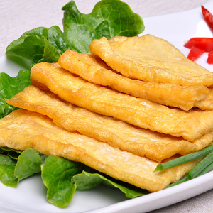 湖南特产油豆腐泡空心炸三角油豆腐片烧肉关东煮塞