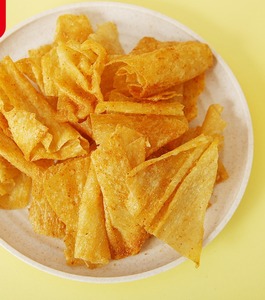 油炸豆皮江西萍乡特产网红小吃黄金脆豆制品非薯片