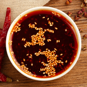 秦圣凉皮辣椒油 陕西特产油泼辣子 擀面皮陕西凉皮用辣椒油260g