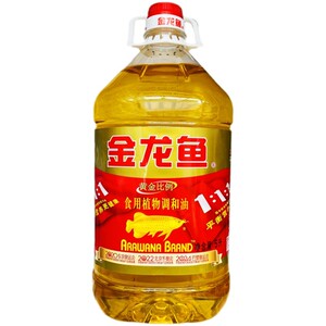 金龙鱼食用植物调和油家用食用油厨房烹饪5升装包