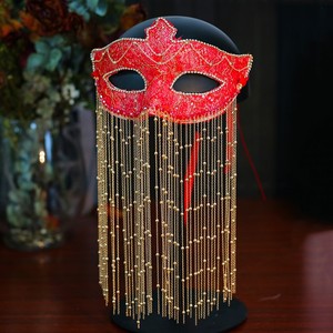 宴会派对蕾丝情调面具假面舞会流苏面罩性感情趣女神单品黑色神秘