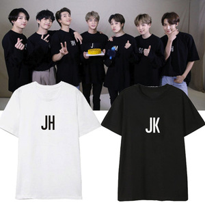 army周边t恤防弹少年团闵玧其suga同款粉丝应援服短袖t恤男女夏季