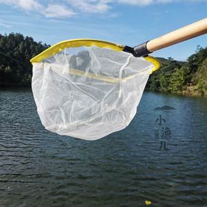 木柄金鱼捞网鱼虫抄网鱼缸捞鱼网捞渔具过滤网小号鱼捞特密眼网兜