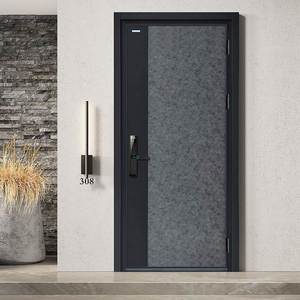 欧铂尼木门优盾装甲门入户防盗门家用隔音钢木大门