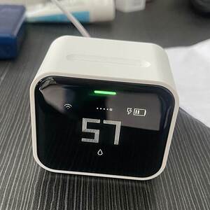 小米有品青萍空气检测仪lite家用便携空气质量测试co2温湿度监测