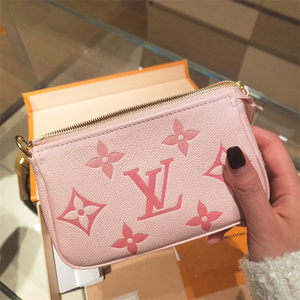 lv女包粉色新款