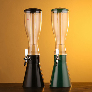 百威酒炮3升高端商用扎啤酒炮酒吧ktv百威分酒器带龙头啤酒桶时尚