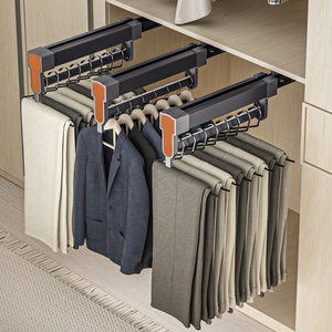衣柜挂衣架拉轨