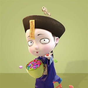 卡通僵小鱼靠垫沙发摆件定制x江小鱼抱枕枕芯创意生日礼物动漫周