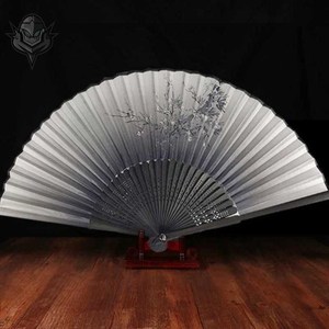 不染折扇扇子男生霸气防身古风易开合金属钛合金扇子手抓防身神器