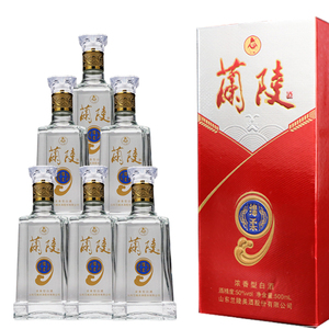 【厂家发货】50度兰陵绵柔陈香整箱五粮浓香型山东特产高度白酒