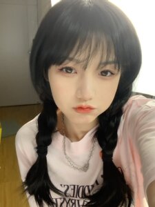 辫子假发女麻花长辫逼真自然空气刘海可爱减龄lolita双马尾全头套