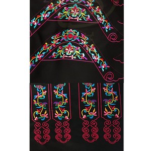 少数民族风格刺绣布依族绣花围腰花diy上衣单边2021新品绣花边m