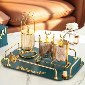 黑武士牙签盒星球大战牙签盒牙签棉签二合一收纳盒牙签盒轻奢现代