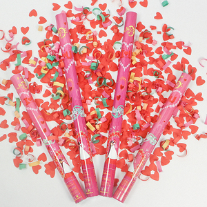 29我们结婚啦婚礼用品彩带礼花筒手持婚庆喷p花礼花炮开工礼炮批