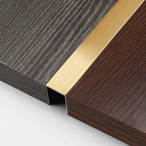 不锈钢u型槽黑钛金镜面瓷砖收边家装吊顶背景墙金属装饰拉丝线条