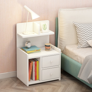 全实木床头柜精致生活用品床头柜设计感榻榻米桌子卧室小型放地上