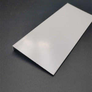 新品金角铝60*10*1mm白色烤漆 l型直角包p边护角条 收边装饰定制