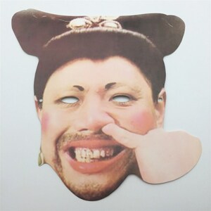 吴彦祖面具女明星面具头套假脸明星脸结l婚恶搞婚搞笑恶搞滑稽脸