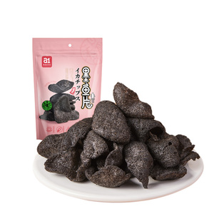 墨鱼片大包装藤椒味板烧味脆片80g 薯片膨化休