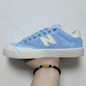 豪新百伦斯凯男鞋nb情侣鞋韩版帆布鞋天蓝色女鞋低帮开口笑小白鞋