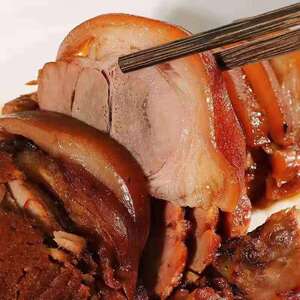 山东五莲特产许孟烧烤 非诸城烧肉 卤熏味猪头肉猪脸肉猪嘴巴hogd