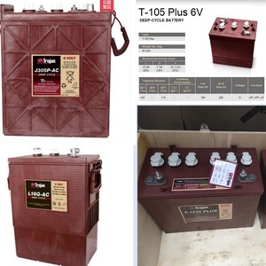 邱健蓄电池T-105 L16H 6V225AHL16PL16G-AC升降车T-1275 J305P-AC