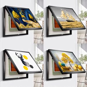 电表箱装饰画免打孔现代简约遮挡总开关电闸盒配电箱客厅餐厅挂画