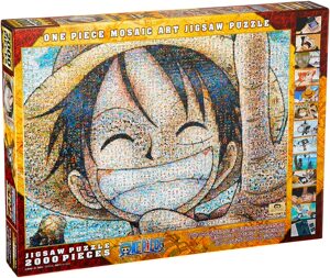 ensky海贼王航海王日本进口one piece20周年路飞笑脸2000片拼图