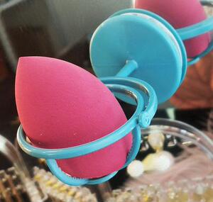 美装蛋架放彩妆蛋美妆蛋海绵蛋的架子彩妆蛋架托粉蛋架子支架防尘