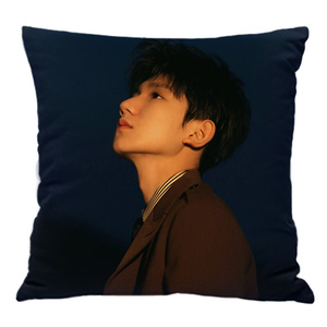 王源抱枕被两用定制来图定做真人照片礼物tfboys生n日人形玩偶