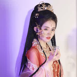 顺德仙姬同款半遮面异域风情面具女古风森系仙气古装汉服配饰面罩