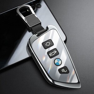 适用宝马x1钥匙套专用金属汽车壳扣包2021新款个性创意男女