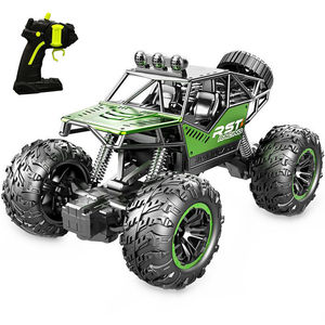 合金版带车灯遥控攀爬越野车可充电动儿童玩具汽车男孩子生日礼物