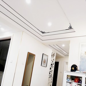 石膏线装饰吊顶美边线条自粘平面背景墙艺术装饰自粘墙纸家用装饰