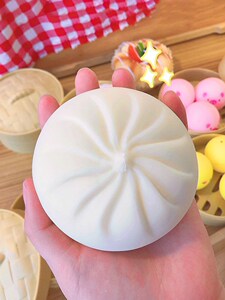 网红有趣的小玩具解压球手捏减压球硅胶包子小号一盒迷你海绵便携