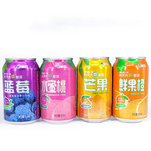 690人付款淘宝王屋山冰爆爽济源老厂黑加仑味碳酸饮料小罐330ml*6/12