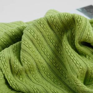 粗针针织提花面料