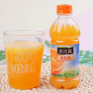 果粒橙酷儿橙汁饮料整箱300mlx6瓶12瓶迷你小瓶口袋装饮.