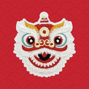 国贴醒狮补丁f贴自粘免缝大号布贴衣服补洞潮裤绒服羽子外套刺绣