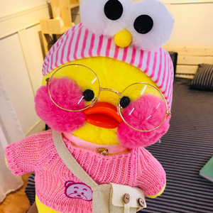 愚人节恶搞礼物玩具派对道具搞笑玻尿酸鸭子公仔网红鸭小黄鸭衣服